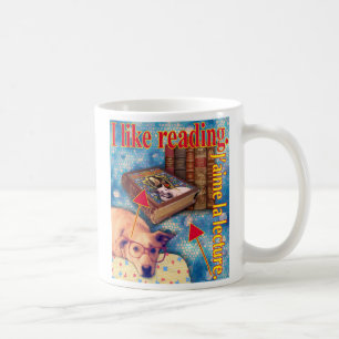 Caneca De Café ZoeSPEAK - Eu gosto de ler.