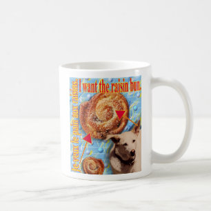 Caneca De Café ZoeSPEAK - Quero o pão de passas.