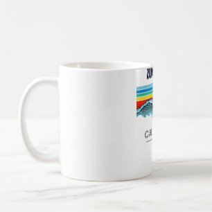 Caneca De Café ZOEY Leopard Imprime nome personalizado engraçado 