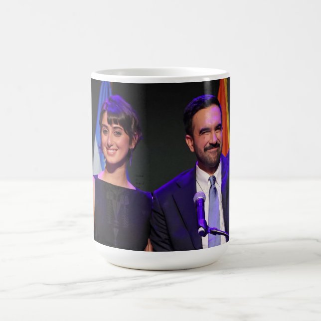 Caneca De Café Zohran Mamdani (Centro)