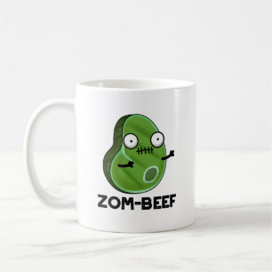 Caneca De Café Zom-beef Dia de as Bruxas engraçado Zombie Carnes