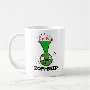 Caneca De Café Zom-beep Dia de as Bruxas engraçado Zombie Honker