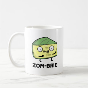 Caneca De Café Zom-brie Zombie Brie Cheese Pun