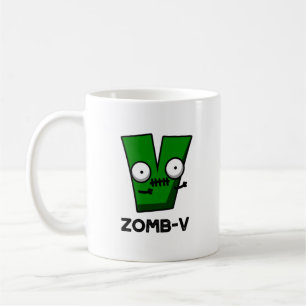 Caneca De Café Zom-V - Zombie do Dia das Bruxas Zombie