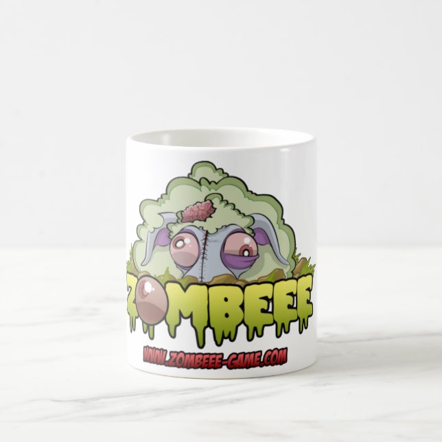 Caneca De Café Zombeee (Centro)