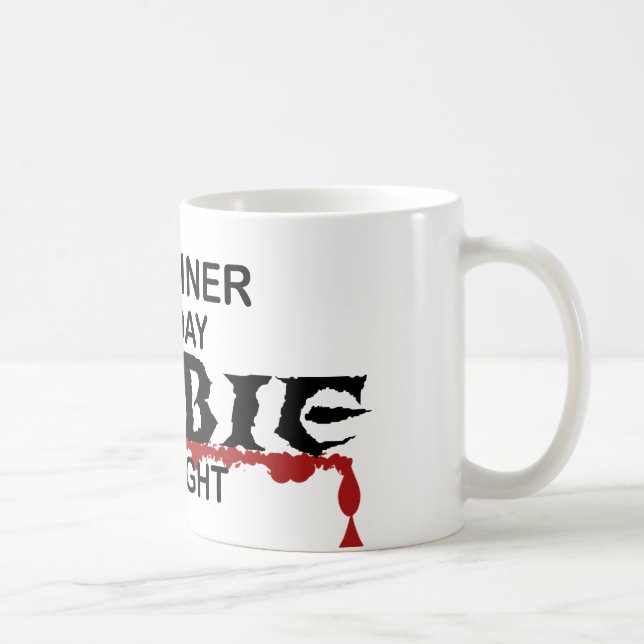 Caneca De Café Zombi de Pipeliner (Direita)
