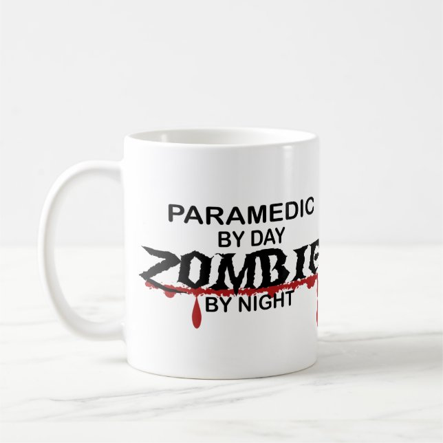 Caneca De Café Zombi do paramédico (Esquerda)