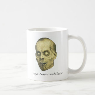 Caneca De Café Zombi do Vegan
