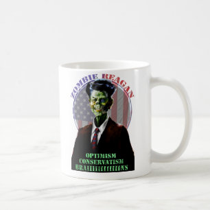 Caneca De Café Zombi Reagan de Moar!