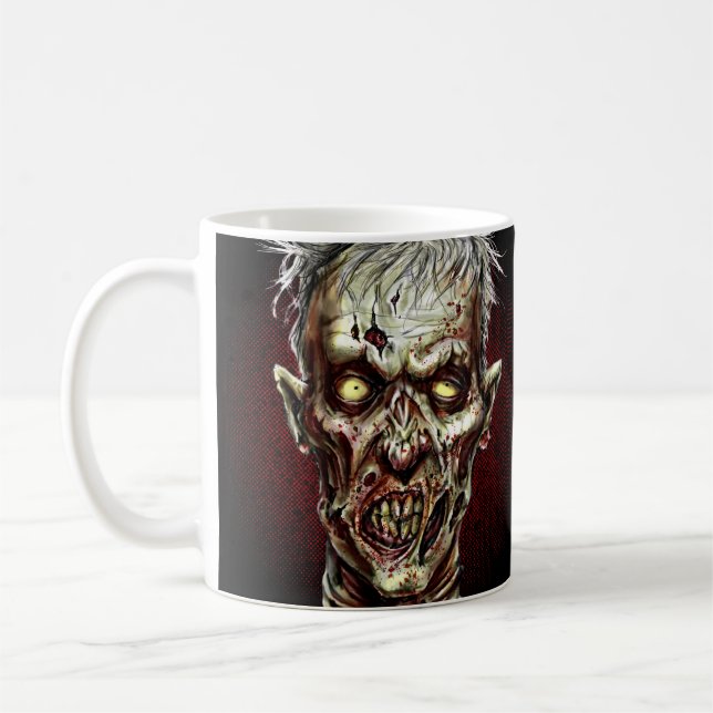 Caneca De Café Zombie! (Esquerda)