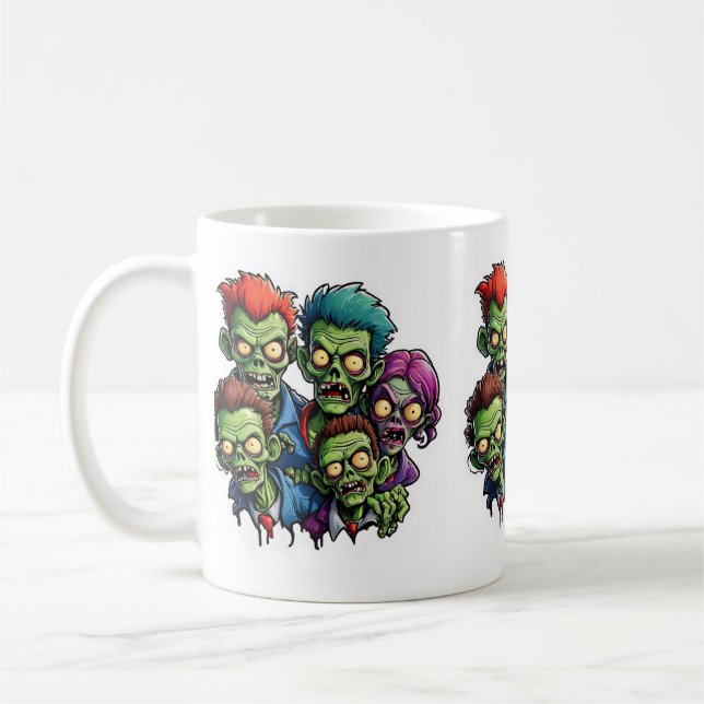 Caneca De Café Zombie Apocalypse (Esquerda)