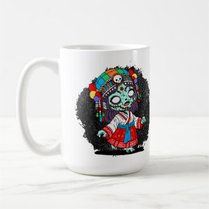 Caneca De Café Zombie Coreano Cute
