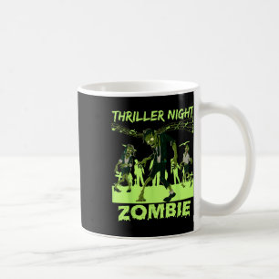 Caneca De Café Zombie do Dia das Bruxas de Thriller