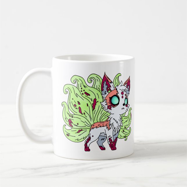 Caneca De Café Zombie Kitsune (Esquerda)