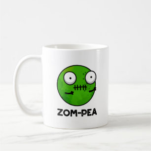 Caneca De Café Zombie Pea Pun