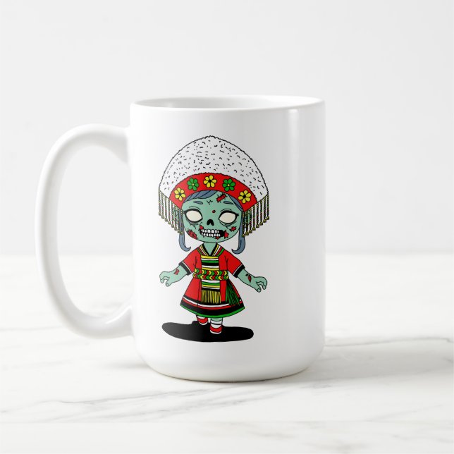 Caneca De Café Zombie Queniana (Esquerda)