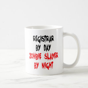 Caneca De Café Zombie Slayer Registrar