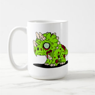 Caneca De Café Zombie Triceratops