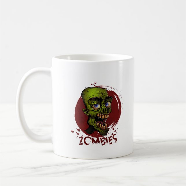 Caneca De Café Zombies (Esquerda)