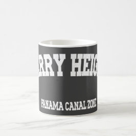 Caneca De Café Zona do Canal do Panamá: Alturas da Trilha v02