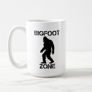 Caneca De Café Zona do Pé Grande Pé Grande Engraçado