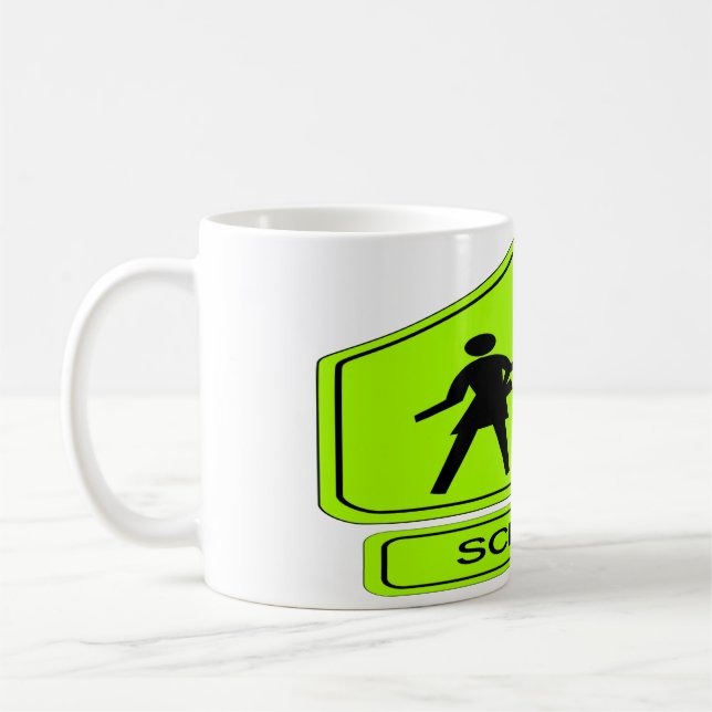 Caneca De Café Zona escolar (Esquerda)