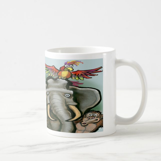 Caneca De Café Zoo (Direita)