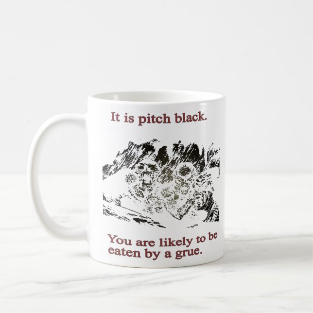 Caneca De Café Zork Grue (Esquerda)