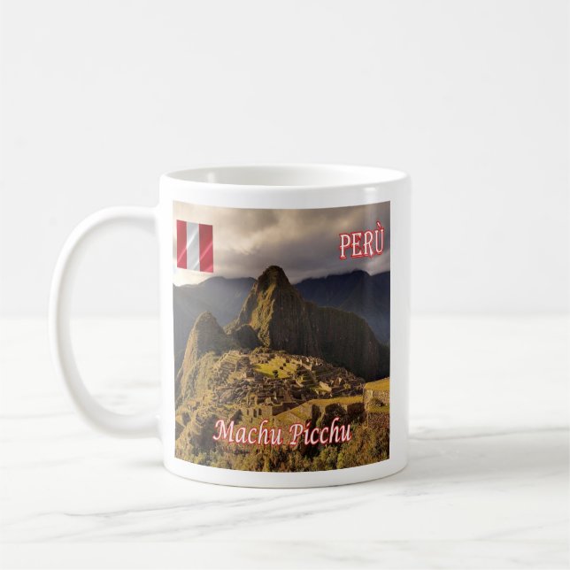 Caneca De Café zPE025 MACHU PICCHU, Cozco, Peru, (Esquerda)