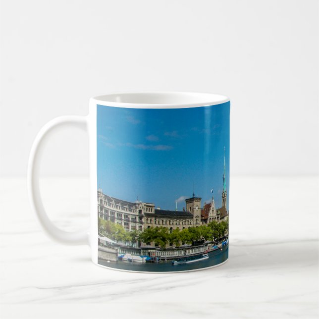 Caneca De Café Zurich, Switzerland - Classic Mug (Esquerda)