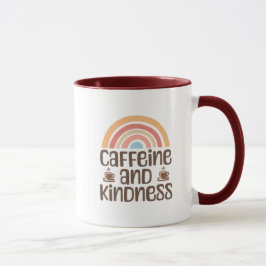 Caneca de Cafeína e Gentileza – Citação Positiva d
