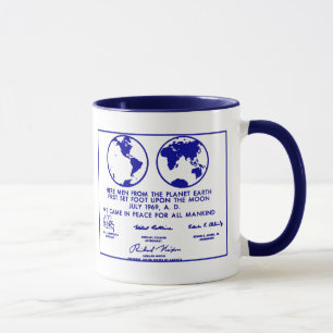 Caneca De "caneca de café azul do PLANO APOLLO
