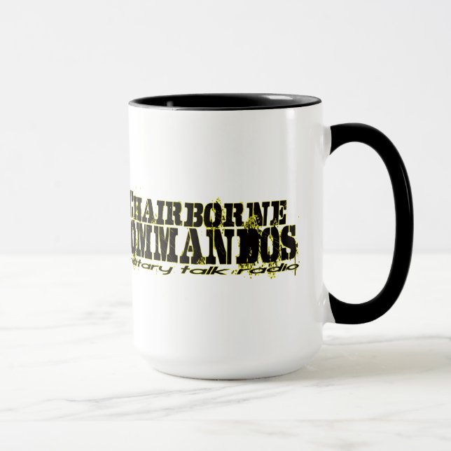 Caneca de canto do fulgor do amarelo do tiro (Direita)