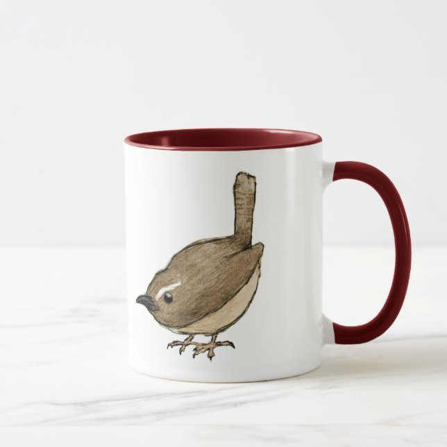 Caneca de Cardeal-de-coroa-preta (Direita)