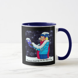 Caneca de Caroler de Natal Fria