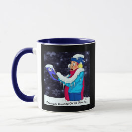 Caneca de Caroler de Natal Fria