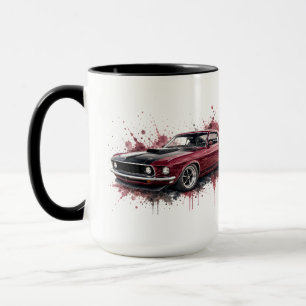 Caneca de Carro Musculoso Americano