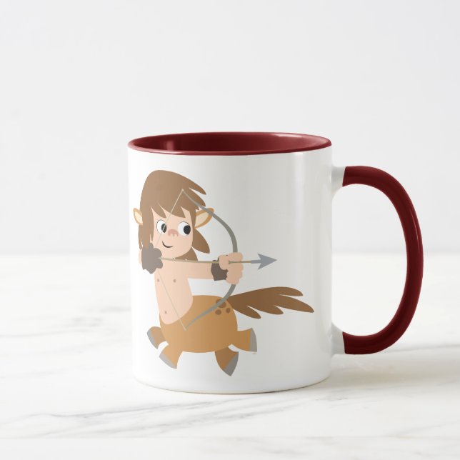 Caneca de Cartoon Cute Centaur Sagittarius (Direita)