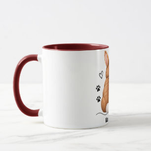 Caneca de Casal de Coelho Personalizada