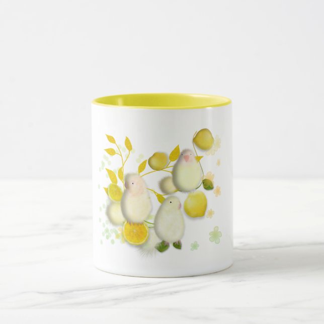 Caneca de casal de limão por ORDesigns. (Centro)