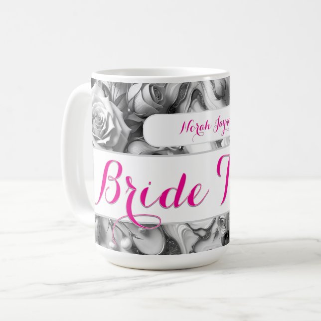 Caneca de Casamento com Nome Personalizado Present (Frente Esquerda)