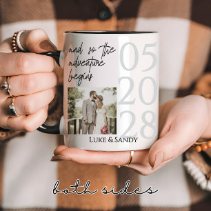 Caneca de Casamento Personalizada para Casais, Pre