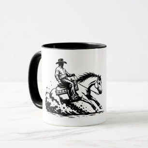 Caneca de Cavalgada de Cavalo Western Equestre