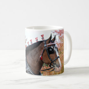 Caneca de cavalo Clydesdale