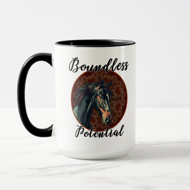 Caneca de Cavalo de Potencial Ilimitado – Garanhão (Esquerda)