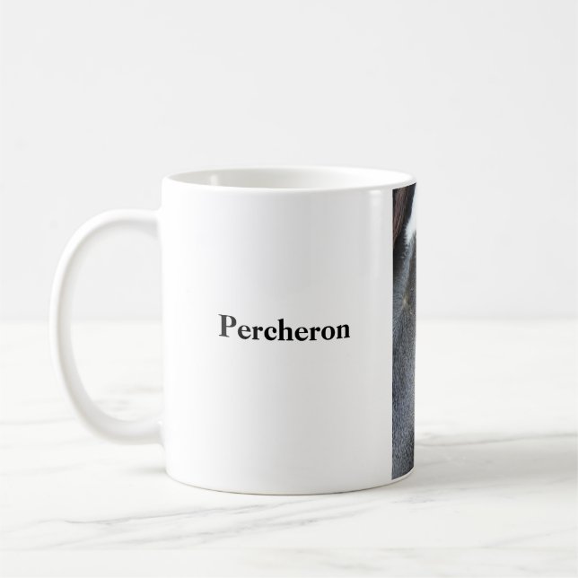 Caneca de cavalo Percheron (Esquerda)