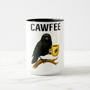 Caneca de Cawfee Engraçada para Amantes de Pássaro