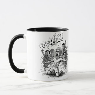 Caneca de Celebração de Gol para Fãs de Futebol