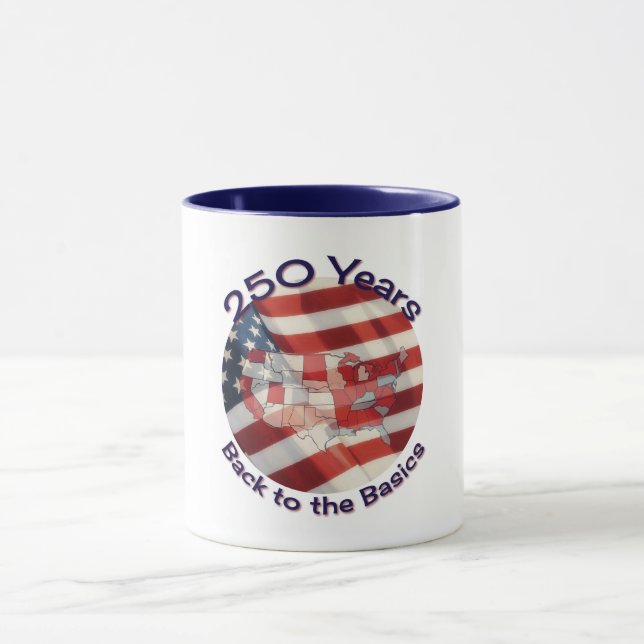 Caneca de Celebração dos 250 Anos da América (Centro)