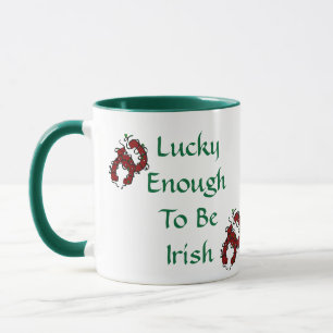 Caneca de Cerâmica Cavalos de Trança Irlandeses So